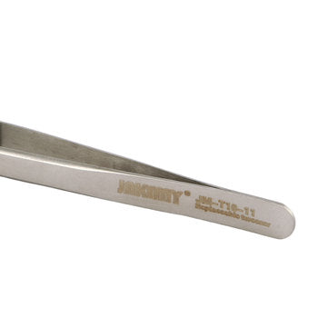 JAKEMY JM-T10-11 Stainless Steel Electronic Anti-static Tweezers Pointed and Curved Replaceable Twee