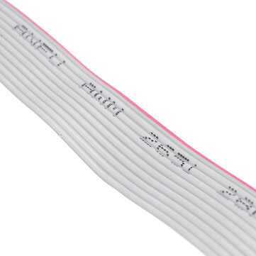 10Pcs 2.54mm FC-10P IDC Flat Gray Cable LED Screen Connected to JTAG Download Cable