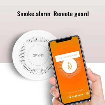 Bakeey ZigBee Tuya Smart Smoke Leak Sensor Detector App Control / Voice Control With Alexa Google As