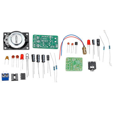 SSY Components + PCB Board Parts Laser Tube Transmitting Audio Receiving Kit Wireless DIY Audio Tran