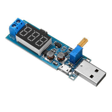 5pcs DC 3.5- 12V To DC 1.2-24V DC-DC USB Step UP / Down Power Supply Module Adjustable Boost Buck Co
