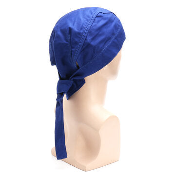Welding Welder Protective Hat Cap Scarf Welders Flame Retardant Cotton Bandana