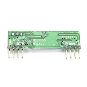 3Pcs Superheterodyne 3400 Wireless Receiver Module With 433RF Transmitter Board