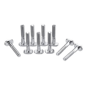 Drillpro 10pcs M6x40mm T-Nut T Sliding Screws For  30 Series Miter Track Woodworking Tool