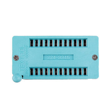 6pcs IC Lock Seat Zif Socket Test Universal zif Sockets 24Pin Wide