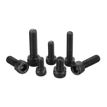 Suleve MXCH5 500Pcs M3 M4 M5 Carbon Steel Screw Hex Socket Cap Head 8-20cm Bolt Nut Assortment
