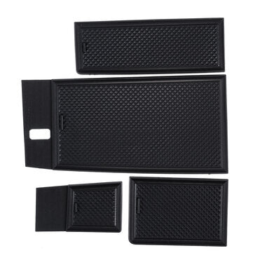 Car Center Console Armrest Organizer Storage Tray Box Black For Ford Escape