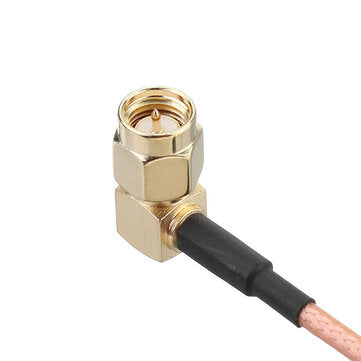5Pcs 50CM SMA cable SMA Male Right Angle to SMA Female RF Coax Pigtail Cable Wire RG316 Connector Ad