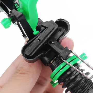 Drillpro 1/2 Inch 360 Degree Rotating Rocker Nozzle Controllable Angle Lawn Sprinkler