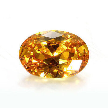 10 x 14mm Yellow Sapphire Gem Oval Shape Loose Gemstone Jewelry Set Gifts US