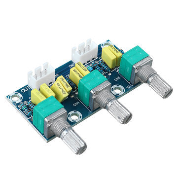 XH-M802 Passive Tone Board Amplifier Preamp Power Module Low High Sound Adjustment Electronic PCB Bo