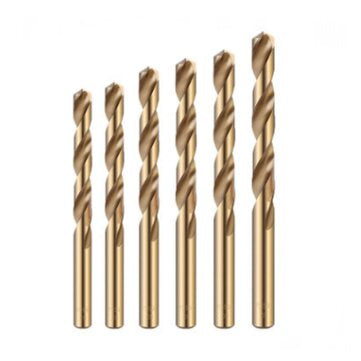 6Pcs HSS M43 Cobalt Twist Drill Bit Set 3/4/5/6/8/10mm for Metal Wood Drilling