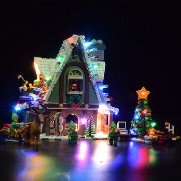 USB LED Light Lighting Kit For LEGO 10275 Elf Club House Christmas Bricks Toy