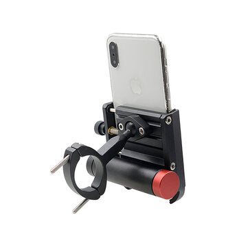 USB Charging Phone GPS Holder Bracket With Powerbank Aluminum Alloy Handlebar Mount For Motorcycle E