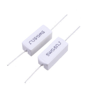 10pcs BPR56 5W 0.5R 0.5 Ohm 5w Non-inductive Ceramic Cement Resistor Wirewound Resistance
