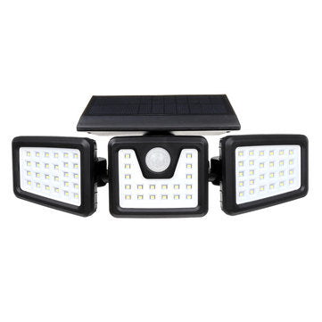 70 LED Solar Light Motion Sensor Wall Light Rotatable Outdoor Yard Garden Lamp