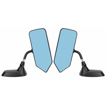 2Pcs Universal F1 Style Car Side Mirror Wing Mirrors Carbon Fiber Look