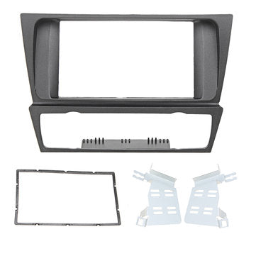2 DIN Car Stereo Radio Fascia Panel Dashboard Frame For BMW 3 Series (2005 onwards) E90 / E91 / E92