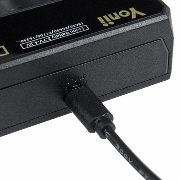 Portable DC 5V 2A 3 Slot USB Rechargeable Battery Charger For AA AAA Battery