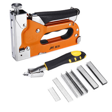 MYTEC 3 In 1 Stapler Nail Tool Tacker Furniture Tool Wood Frame Stapler... (TYPE: HANDGUARD600NAILS)