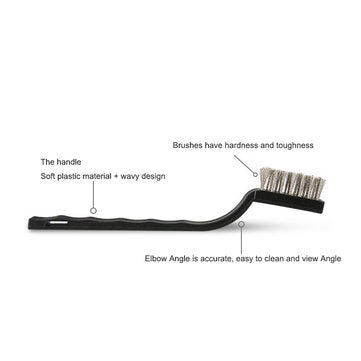 Toothbrush Type Small Wire Brush Industrial Toothbrush Cleaning and Derusting mini Copper Wire Stain