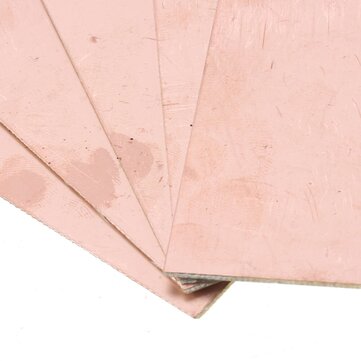 50pcs 100x150x0.8mm Single Side Copper Clad FR4 Laminate PCB Circuit Board