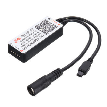 Smart WiFi 5Pin RGBW LED Strip Controller+32Keys Remote Control Work With Amazon Alexa Google Assist