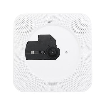 KC-808 Wall Mounted Bluetooth CD Player Portable Home Audio Box with Remote Control FM Radio Built-i