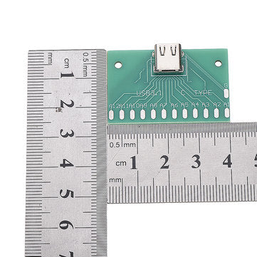 3pcs TYPE-C Female Test Board USB 3.1 with PCB 24P Female Connector Adapter For Measuring Current Co