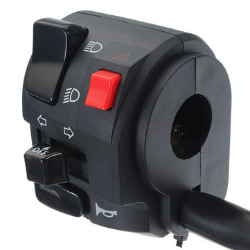 7/8inch Universal Motorcycle Left Switch Turn Signal Light Horn Button Handlebar