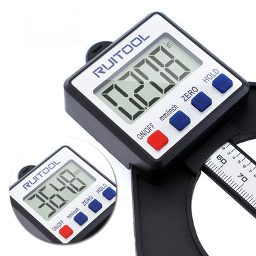 0-80mm Digital Height Gauge Magnetic Feet Electronic Caliper Depth Gage For Router Tables Woodworkin