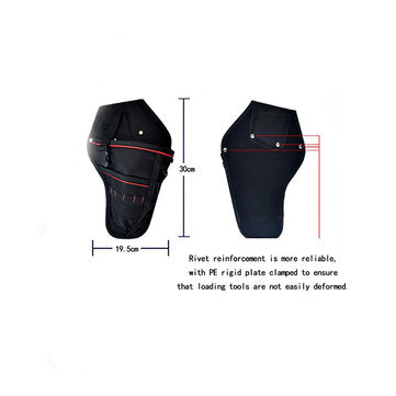 Waist Pockets Electrician Tool Bag Oganizer Carrying Tools Bag for Electric Drill Bag Impact Wrench