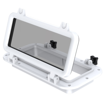 Newmao Rectangular Skylight Deck Hatch Porthole Window Anti-aging Explosion-proof For Marine Boat Ya