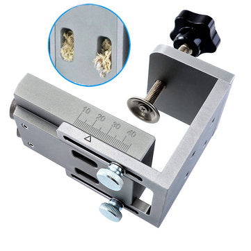 Aluminum Alloy 9mm Pocket Hole Jig Set Dowel Drilling Hole Kit Carpentry Punch Locator Woodworking D