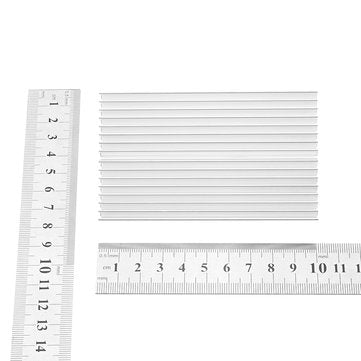 100x60x10mm Short Toothed Aluminum Alloy Heat Sink Radiator