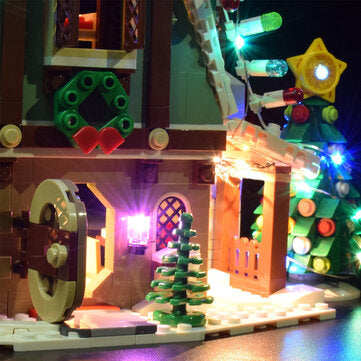 USB LED Light Lighting Kit For LEGO 10275 Elf Club House Christmas Bricks Toy