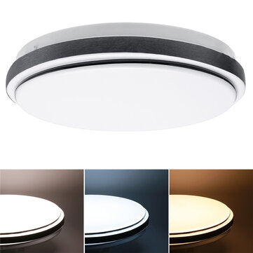 LED Round Ceiling Light Indoor Lighting Single Color/T... (DIAMETER: 26CM | LIGHT COLOR: WHITELIGHT)