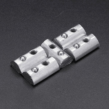 Machifit 10pcs 30M4 Spring Nut for 2020 Aluminum Profile Round Roll T Slot Elastic Nut