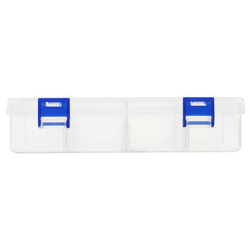8 Grids Transparent Storage Box Double Latch Compartments Parts Container Assortment Organizer