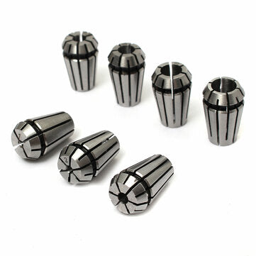 Machifit 7pcs ER11 1-7mm Spring Collet Chuck for CNC Milling Lathe Tool