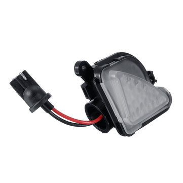 Pair LED Under Side Mirror Puddle Light White For Skoda Octavia Mk3 5E 2012-2017
