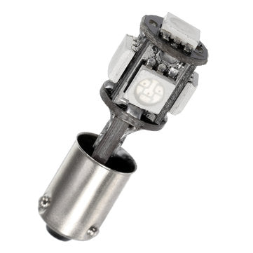 Pair 5W 500LM BAY9S 435 H21W 5050 SMD LED Car Turn Indicator Lights Bulb Side Marker Lamp