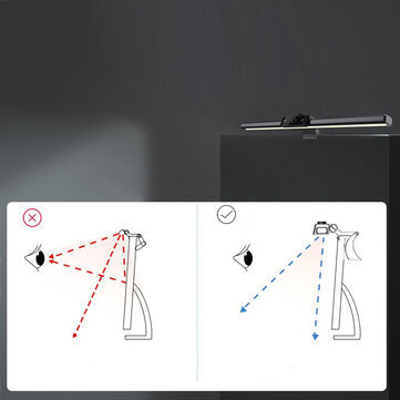 5W Type-C Computer Monitor Light Bar LED Screen Hanging Light Stepless Dimming Reading Lamp