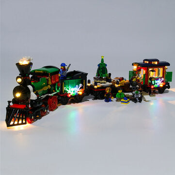 DIY LED Lighting Kit ONLY For LEGO 10254 Christmas Winter Holiday Train Bricks Toy