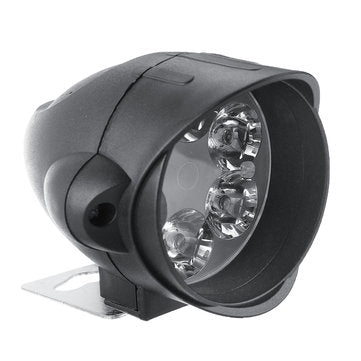 12V-80V 6 LED Front Headlights Strong Brightness Shark Shape Motorcycle Far Illumination