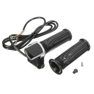 7/8 inch 24V/36V/48V LED Handlebar Grips Speed Adjustable For Mountain Electric Bi... (VOLTAGE: 36V)