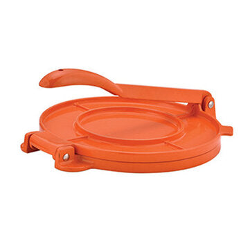 Tortilla Maker Press Heavy Duty Restaurant Commercial Authentic Aluminium Meat P... (COLOR.: ORANGE)