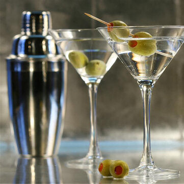 Stainless Steel Cocktail Shaker Set 11 Piece Kit Set For Pub Bar Home Party Tool