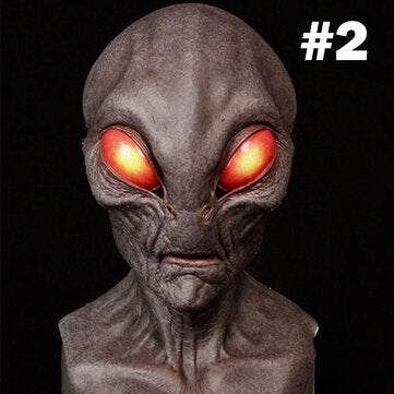 Cosplay Alien UFO Full Face Mask Halloween Party Carnival Props Masquerade (STYLE: #2)