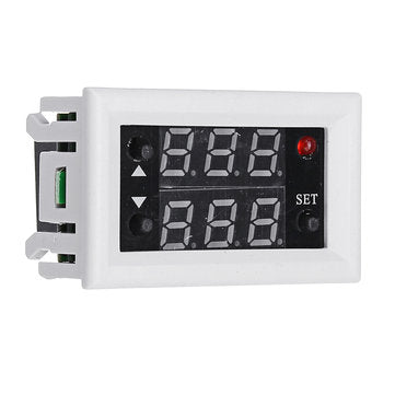 5pcs Mini 12V 20A Digital LED Dual Display Timer Relay Module With Case Timing Delay Cycle